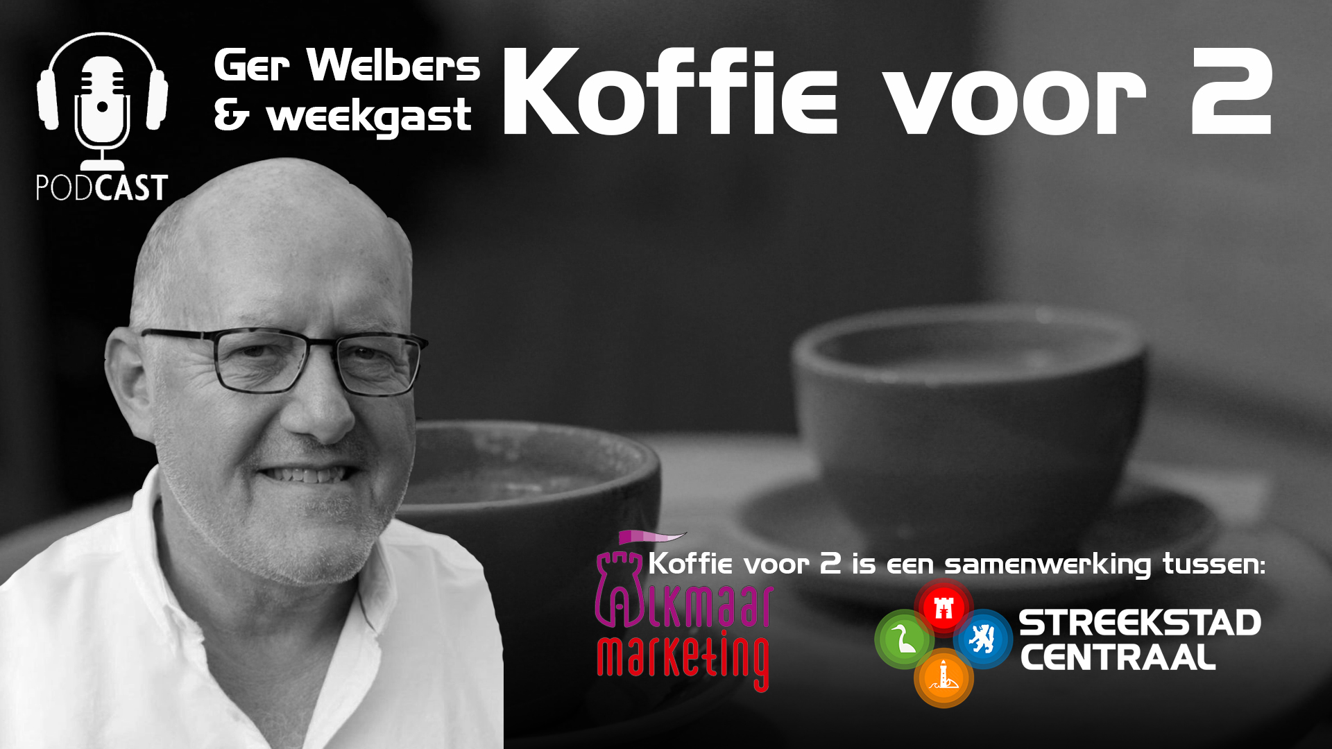 Koffie voor 2 Podcast Koffie voor 2; afl. 008: Joris Brussel, stadsdichter van Alkmaar