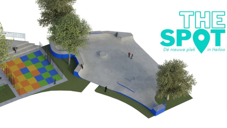 Politieke steun voor versnelde aanleg skatebaan bij sporthal Het Vennewater in Heiloo